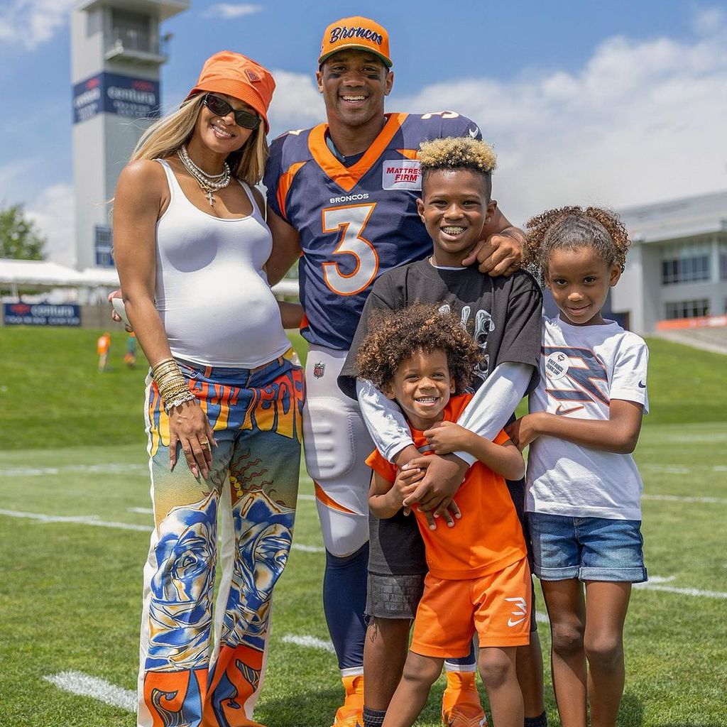 Ciara und Russell Wilson mit ihren Kindern
