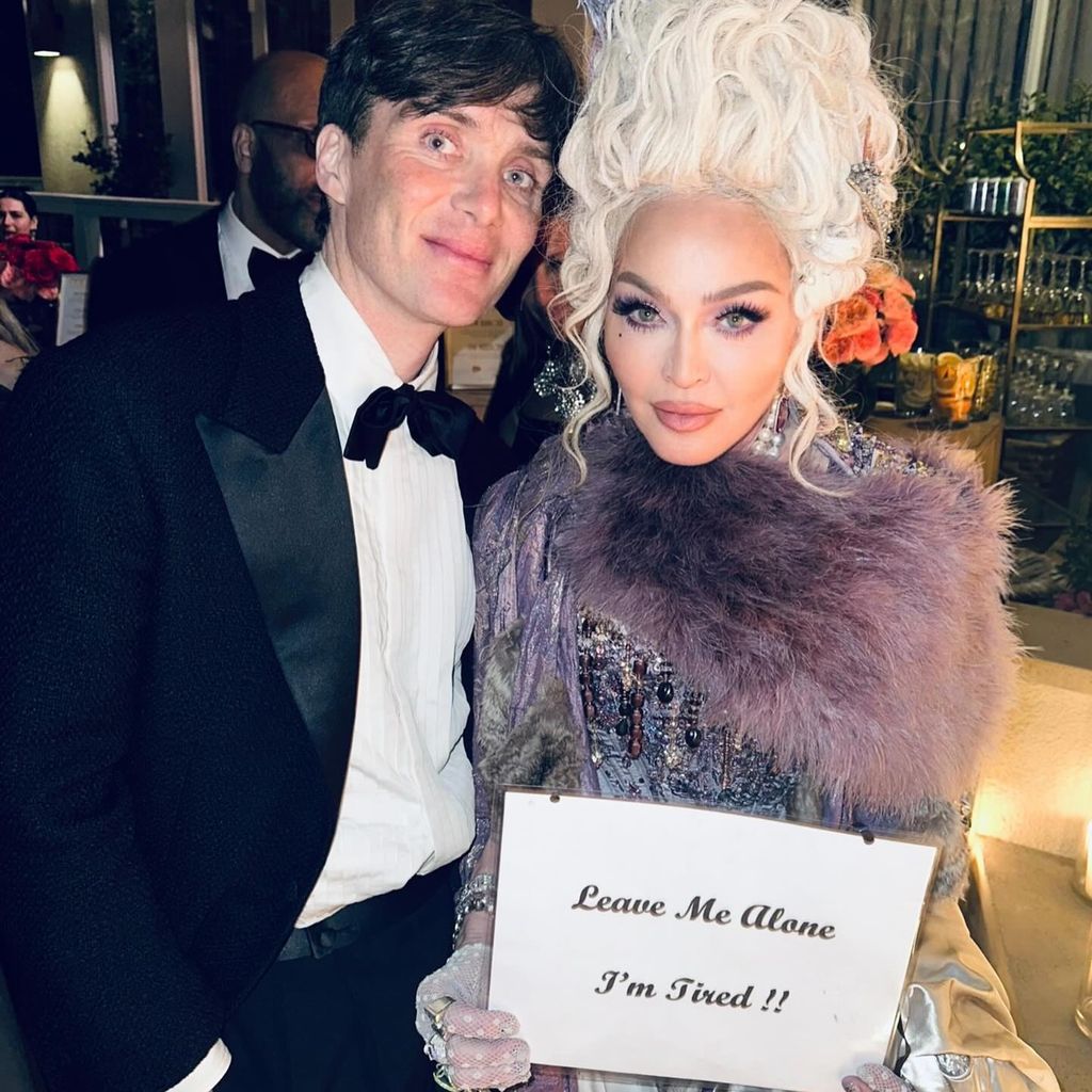 Cillian Murphy und Madonna, März 2024