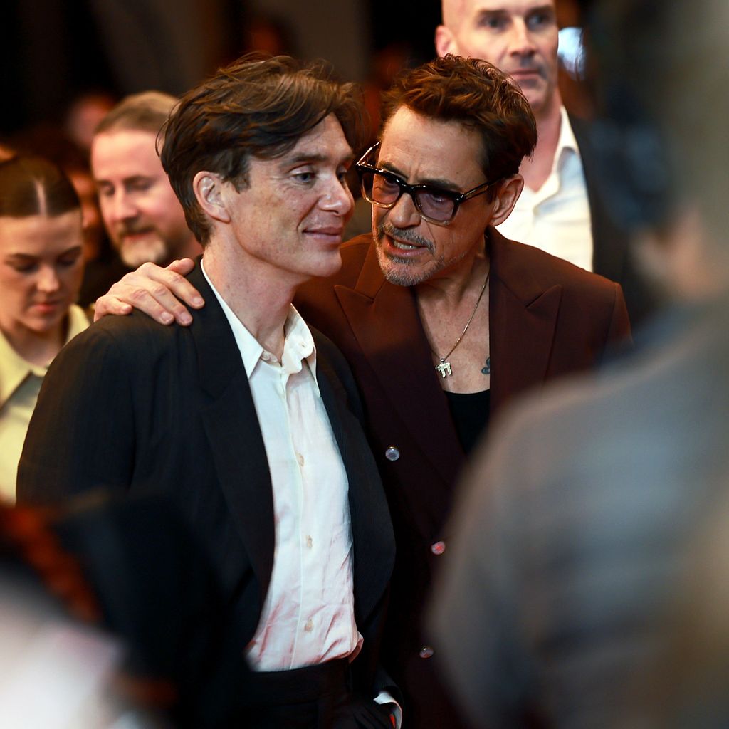 Cillian Murphy und Robert Downey Jr. im Februar 2024