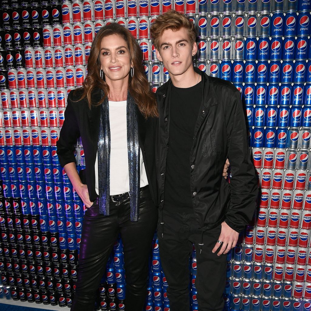 Cindy Crawford und Presley Gerber im Februar 2018