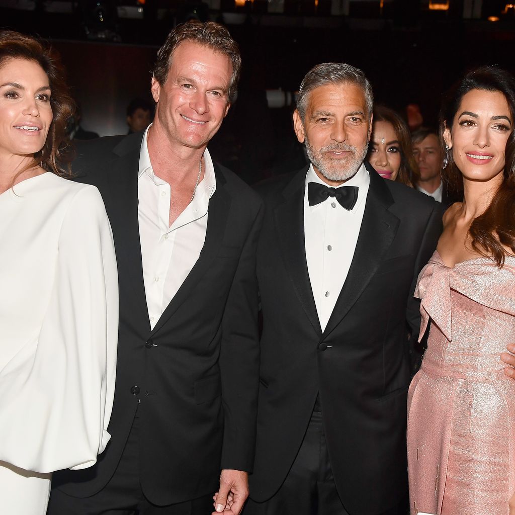 Cindy Crawford, Rande Gerber, George Clooney und Amal Clooney bei der AFI Life Achievement Award Gala 2018