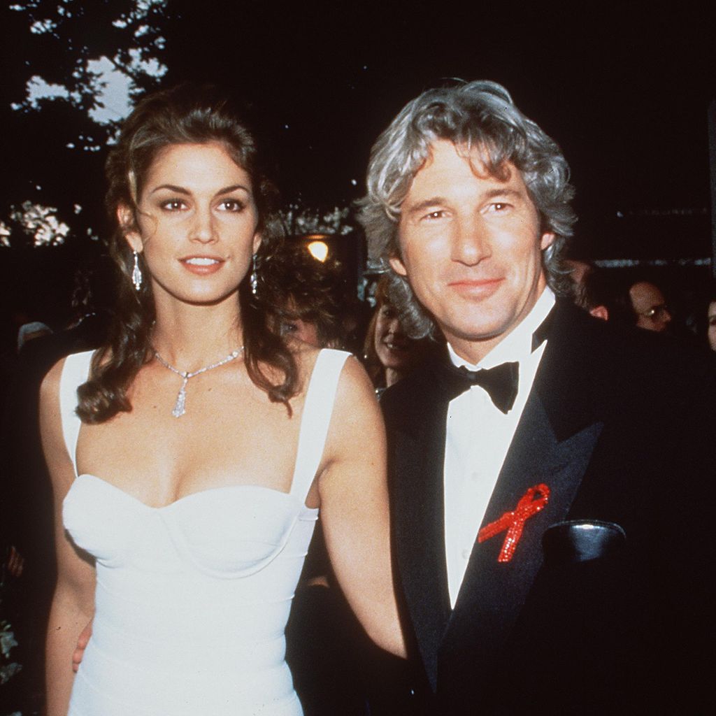 Cindy Crawford und Richard Gere im Jahr 1993