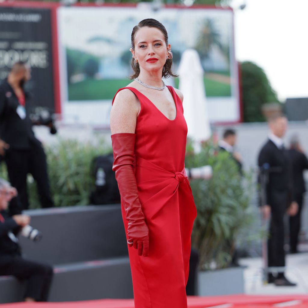 Claire Foy auf dem Roten Teppich zur Vorführung von "Ink" bei den 83. Filmfestspielen von Venedig 2026