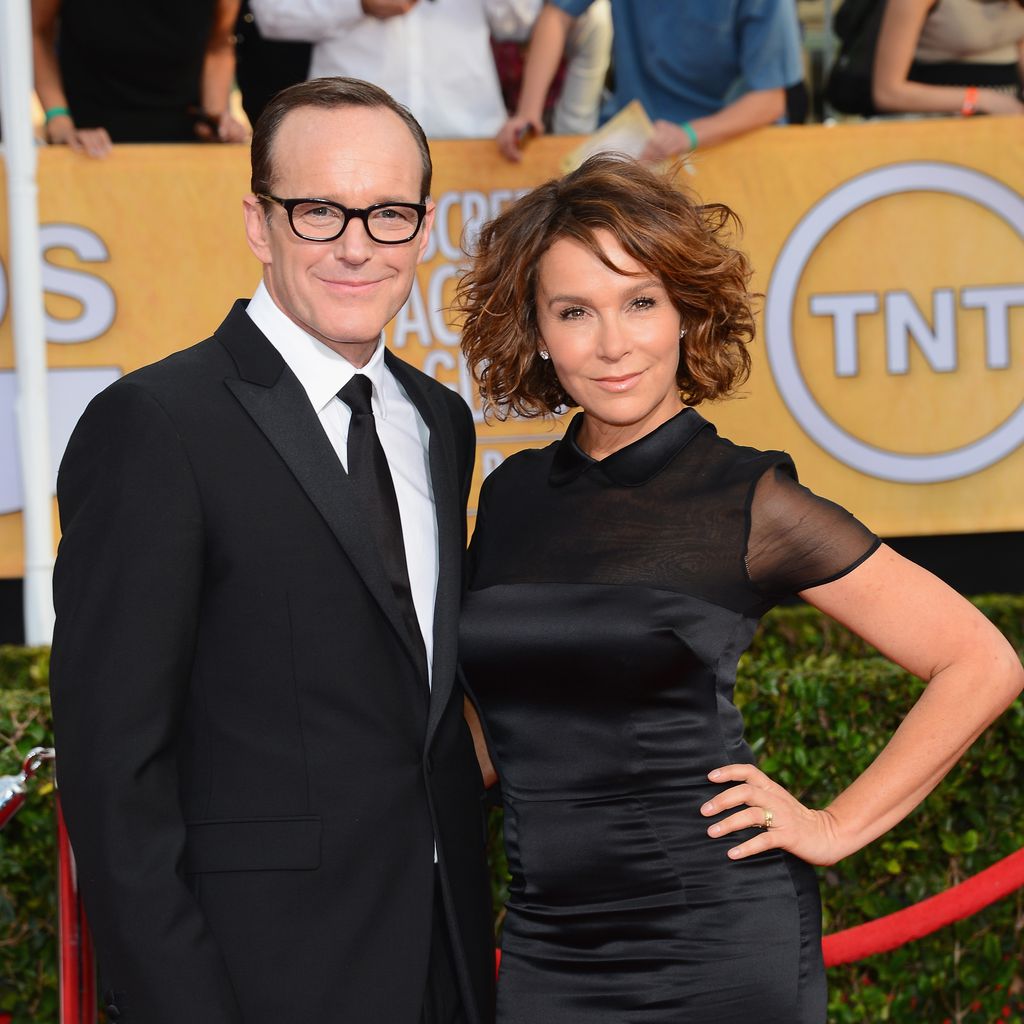 Clark Gregg und seine Frau Jennifer Grey im Januar 2014