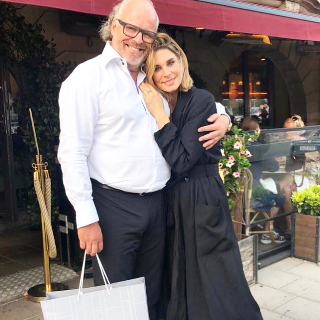 Claudelle Deckert mit Peter Olsson