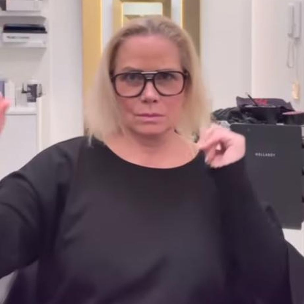 Claudia Effenberg vor ihrem Umstyling