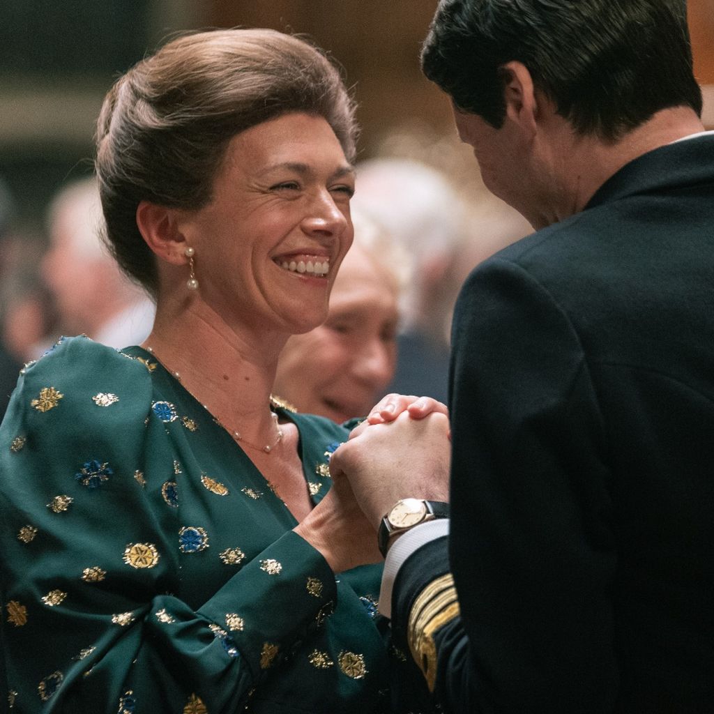 Claudia Harrison als Prinzessin Anne in der fünften "The Crown"-Staffel