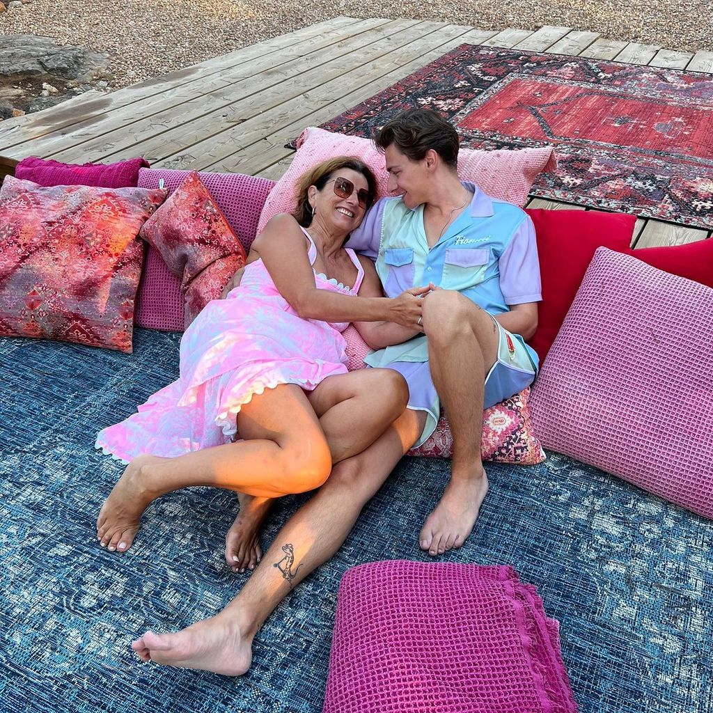 Claudia Obert und ihr Freund Max auf Ibiza