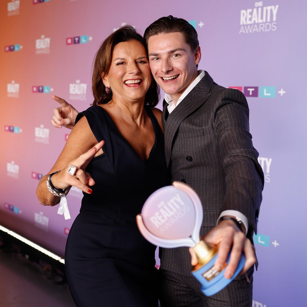 Claudia Obert und Max Suhr bei den Reality Awards, Dezember 2024