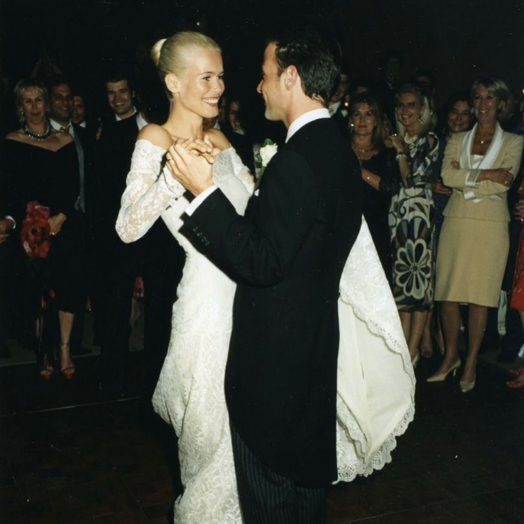Claudia Schiffer und Matthew Vaughn beim Hochzeitstanz