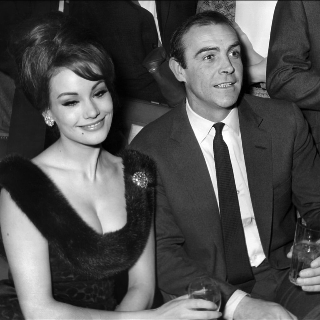 Claudine Auger und Sean Connery, 1965