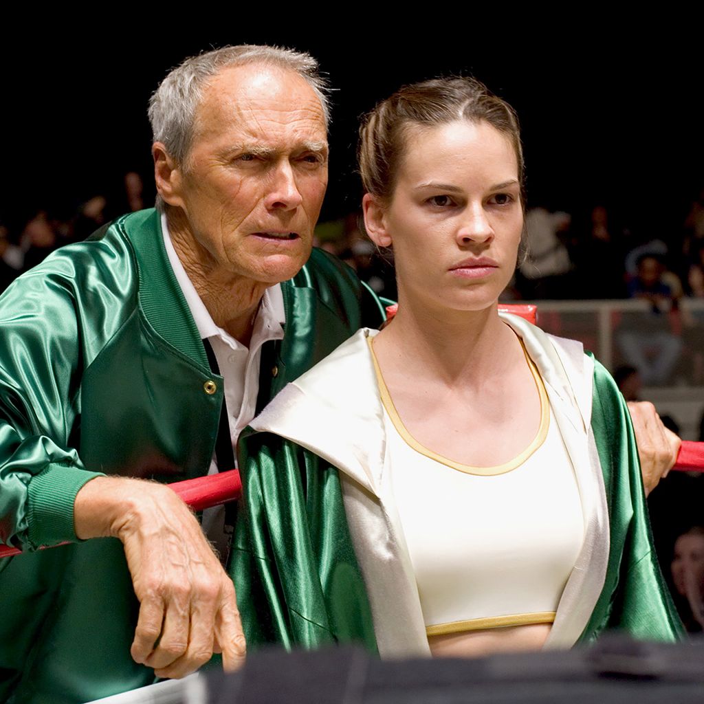 Clint Eastwood und Hilary Swank in "Million Dollar Baby"