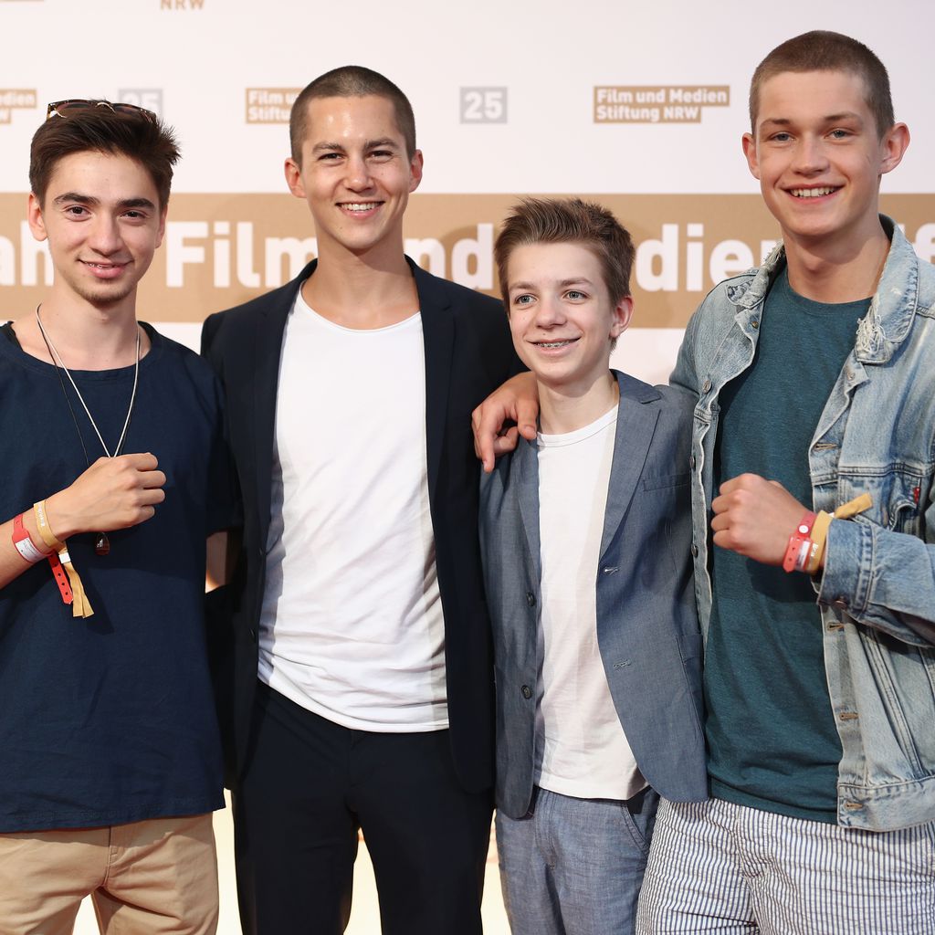 CdrB-Cast: I. Kortlang, T. Schultz, N. Schuck, D. Hardung bei Film- & Medienstiftung NRW Party 2016