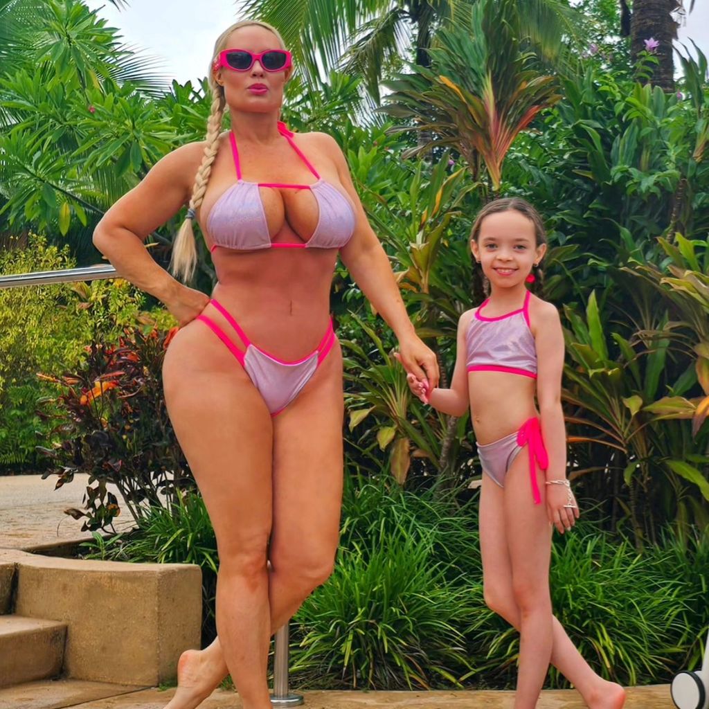 Coco Austin und ihre Tochter Chanel im Oktober 2024