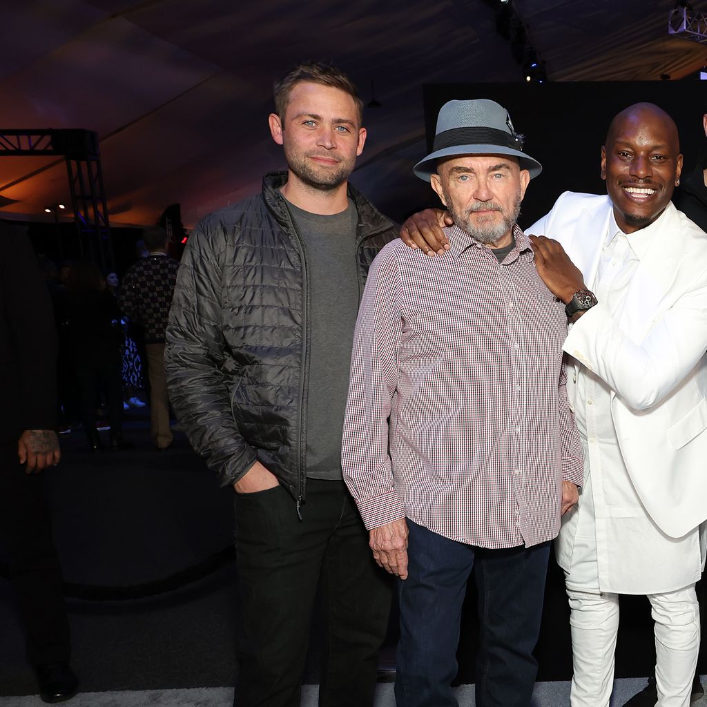 Cody Walker, Paul Walker III. und Tyrese Gibson bei der Premiere von "Fast X" 2023
