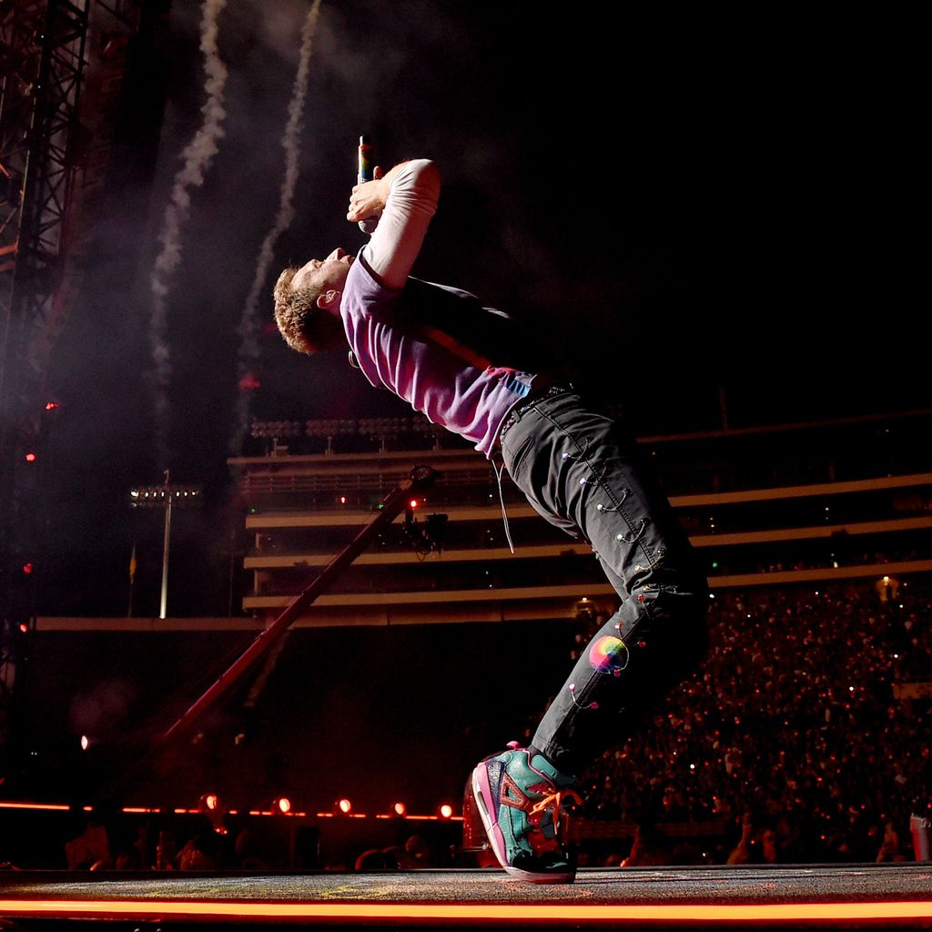 Coldplay beim Rose Bowl 2017 in Kalifornien