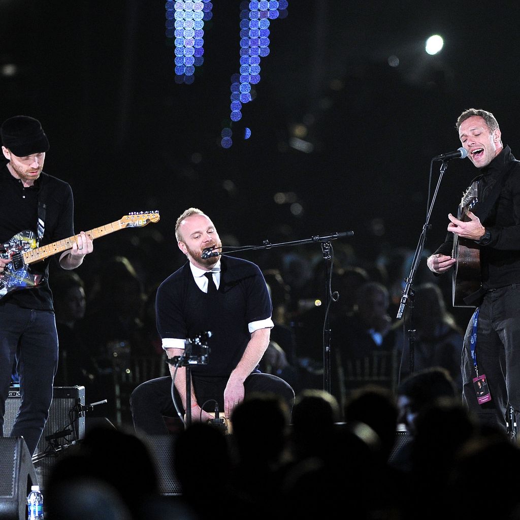 Coldplay während eines Auftritts im Jahr 2012