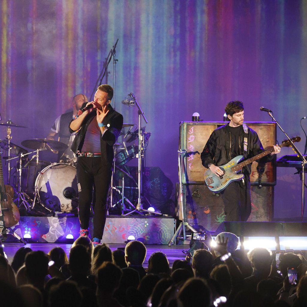 Coldplay während eines Auftritts im Jahr 2021