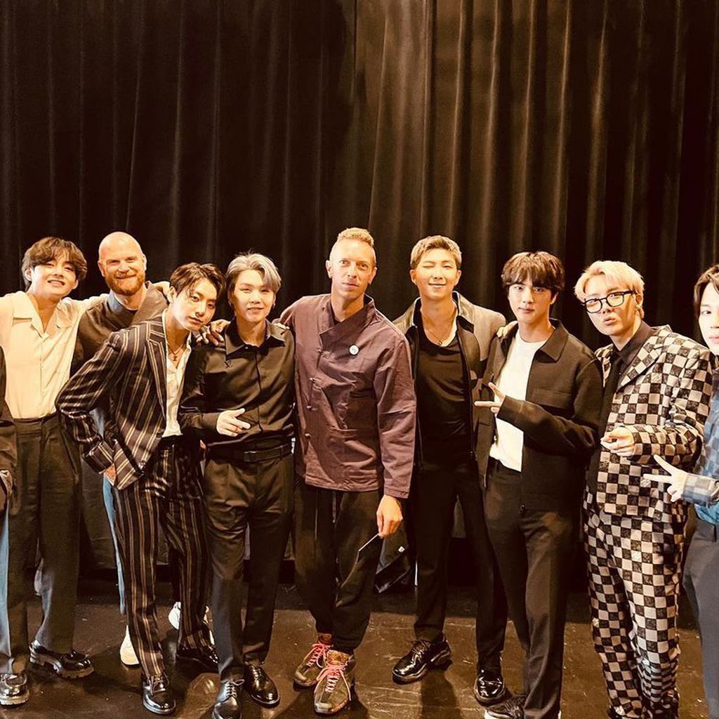 Coldplay und BTS im September 2001