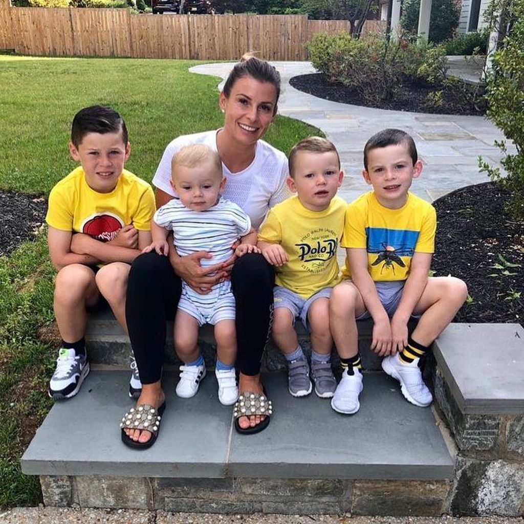 Coleen Rooney mit ihren Kindern