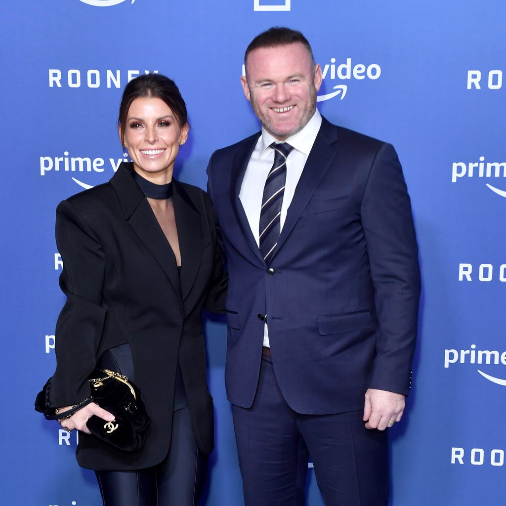 Coleen und Wayne Rooney bei der Premiere von "Rooney"