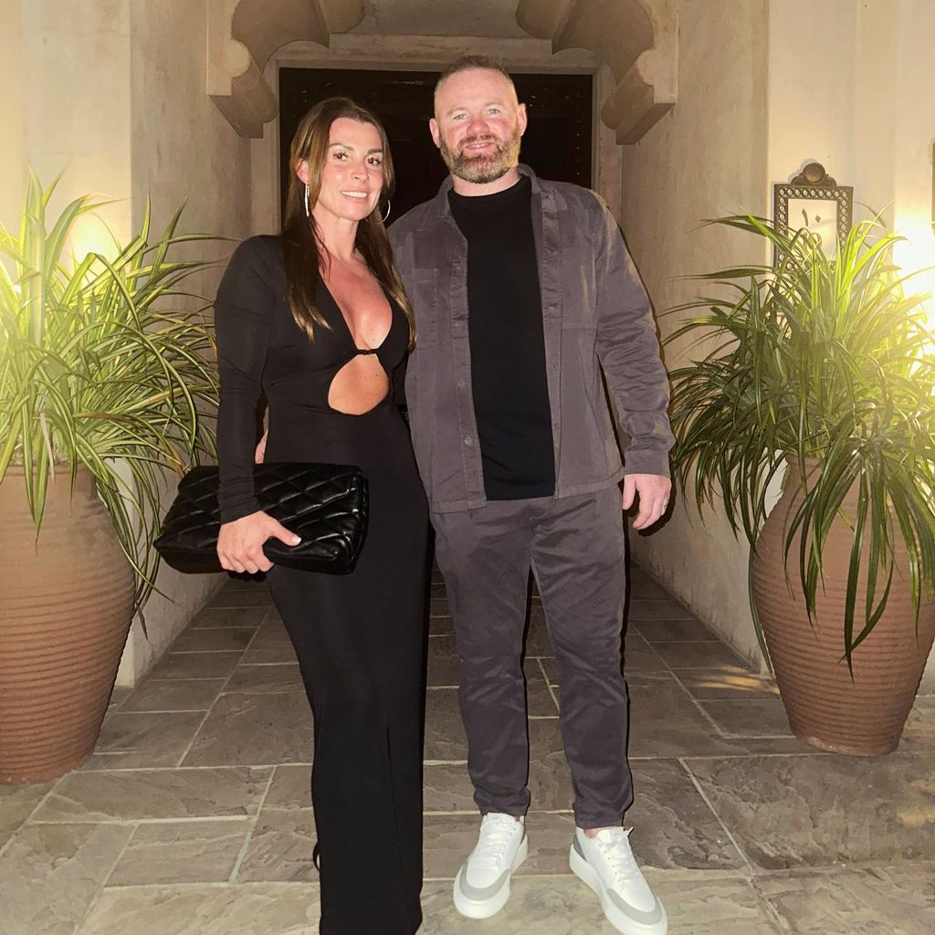 Moderatorin Coleen Rooney und ihr Ehemann Wayne Rooney, Januar 2024