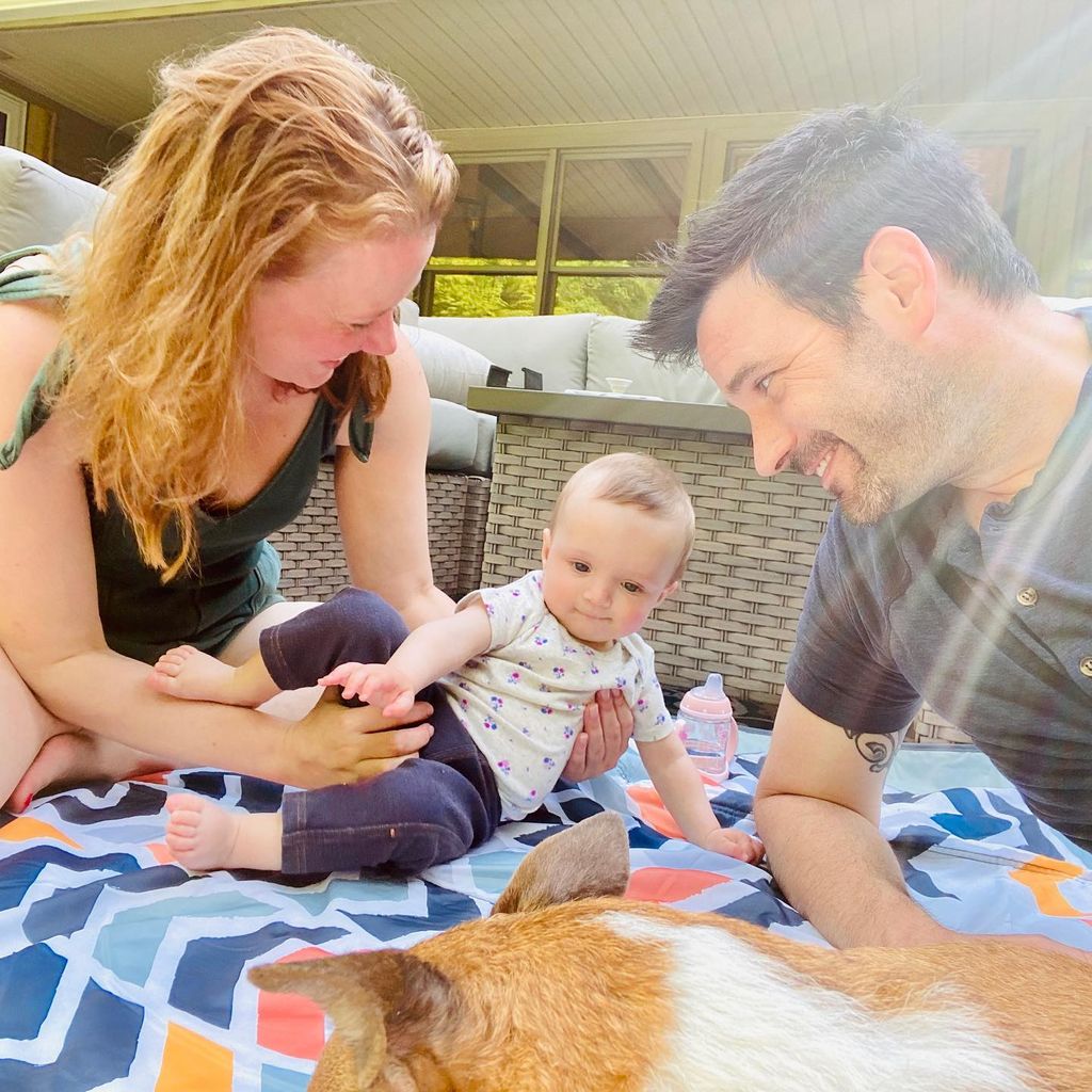 Colin Donnell mit seiner Frau Patti und ihrer gemeinsamen Tochter Cecily