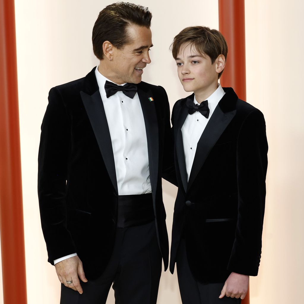 Colin Farrell und sein Sohn Henry im März 2023