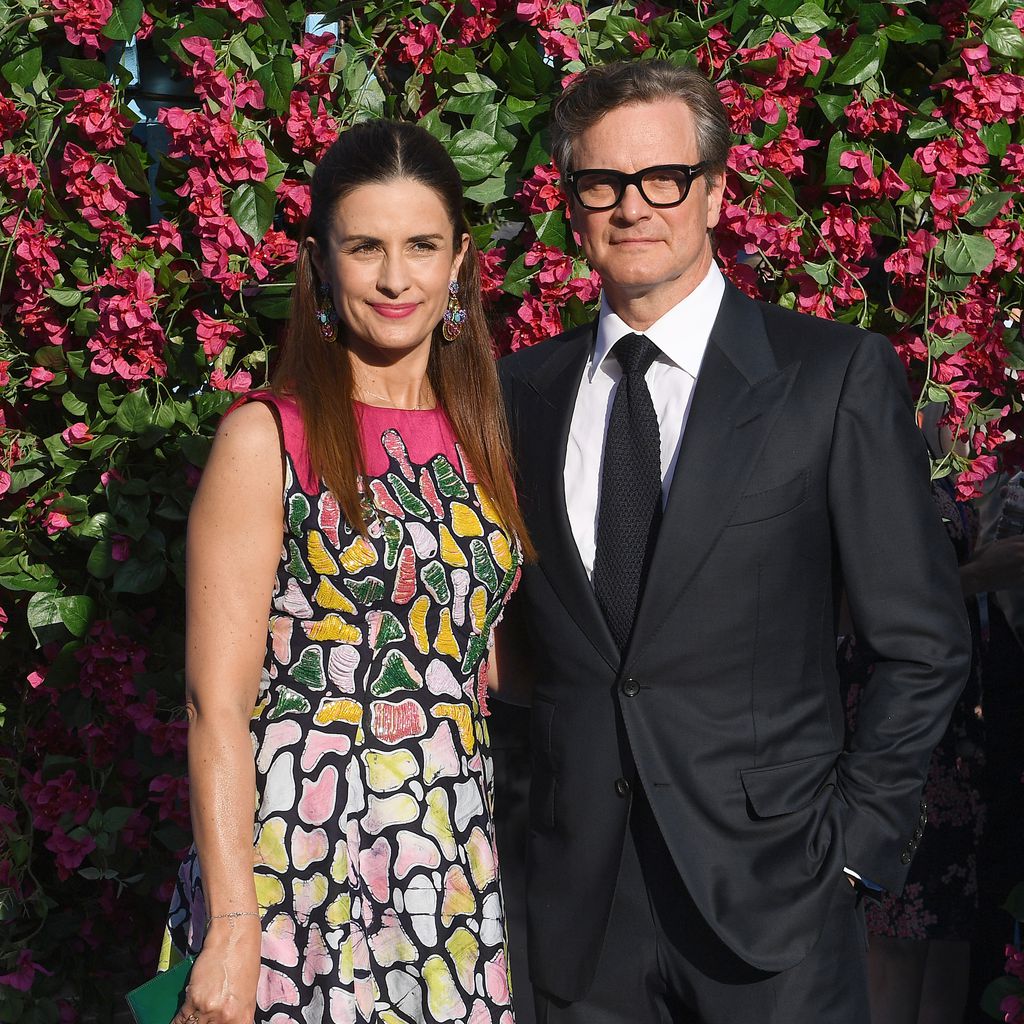 Colin Firth mit seiner Frau Livia