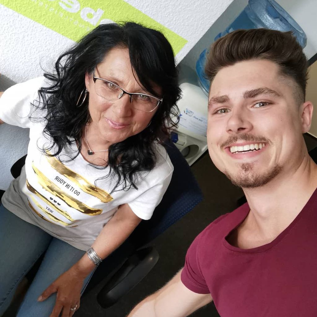 Colin mit seiner Mama Andrea