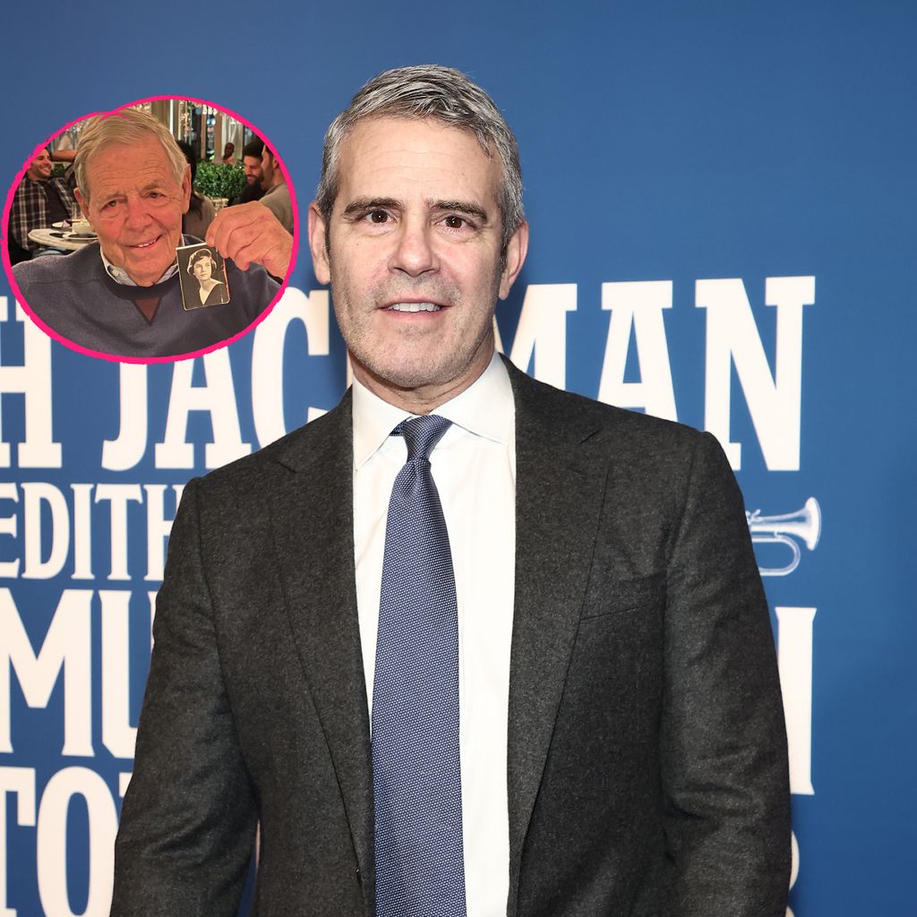Andy Cohens Vater Lou Cohen mit dem Bild von seiner Frau