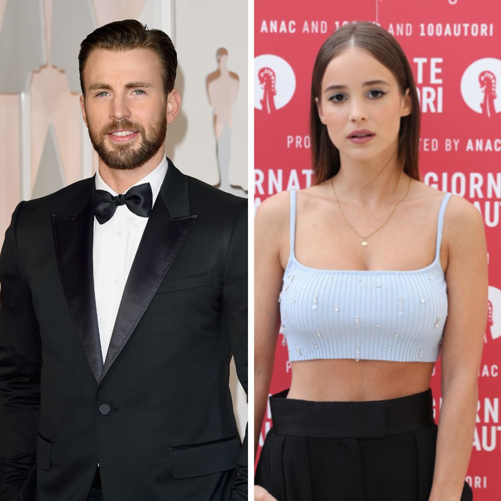 Chris Evans und Alba Baptista