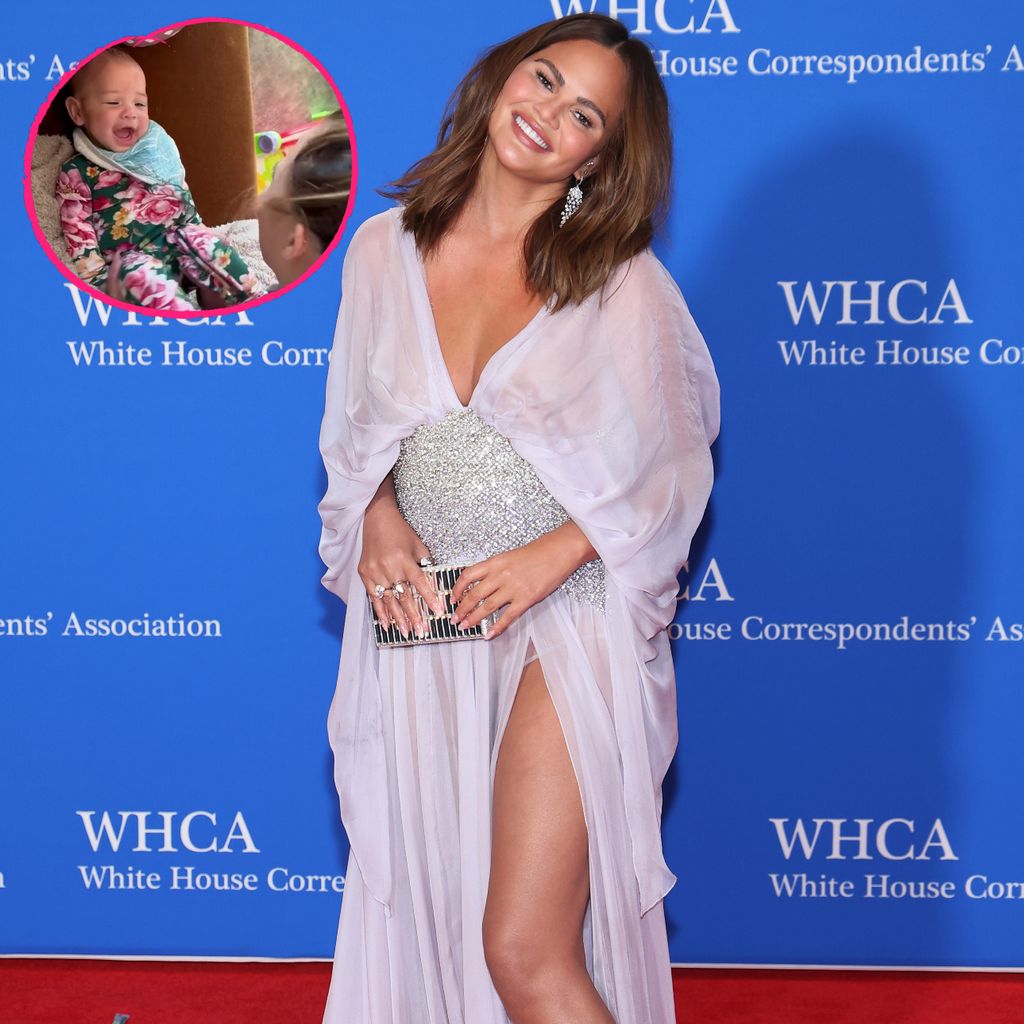 Chrissy Teigen und ihre Tochter Esti