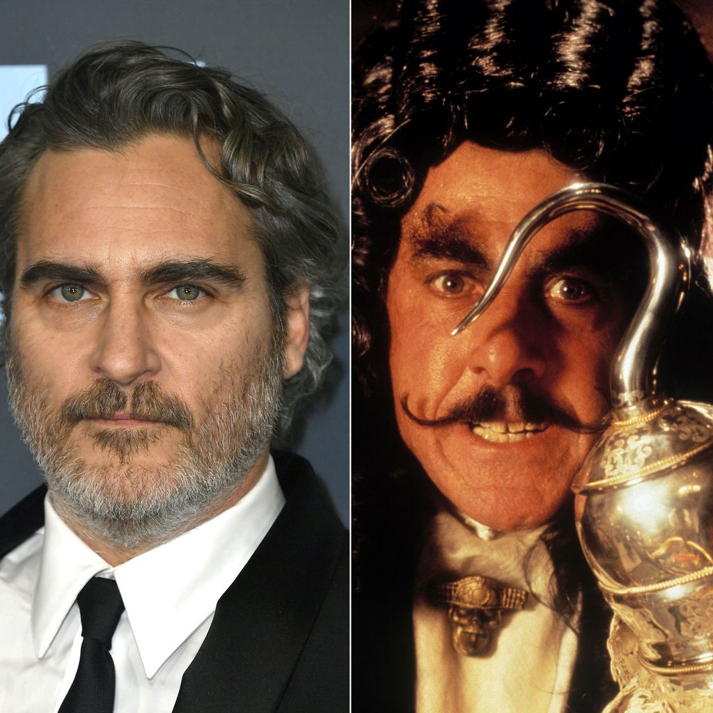 Joaquin Phoenix und Dustin Hoffman als Captain Hook