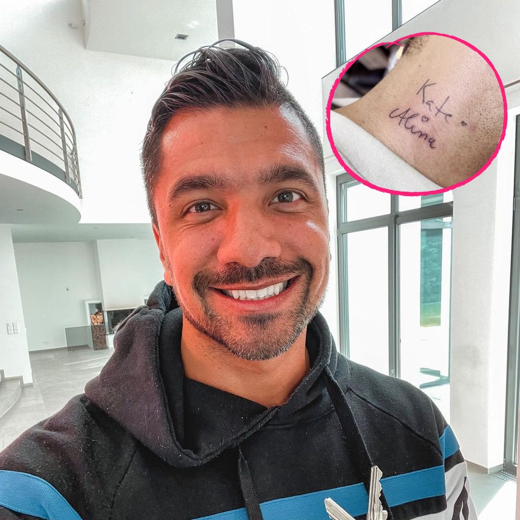 Julian Zietlow mit seinem neuen Tattoo