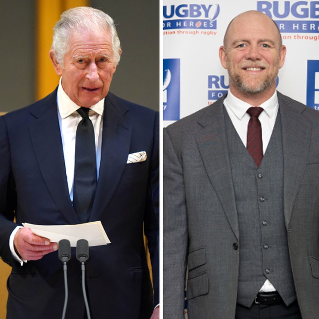 König Charles und Mike Tindall