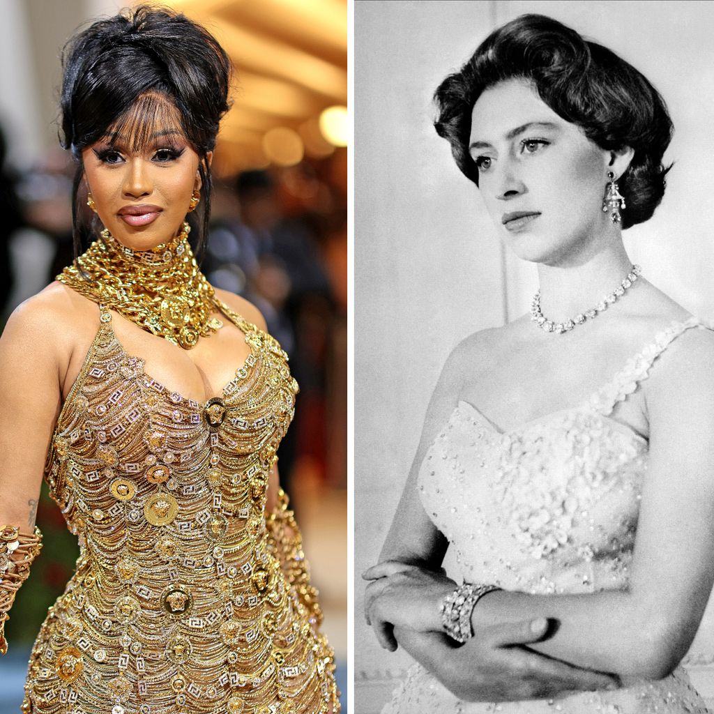 Rapperin Cardi B und Prinzessin Margaret