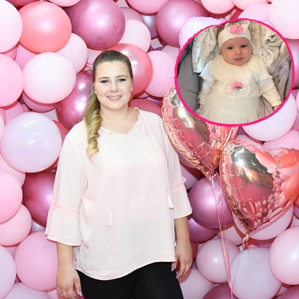 Collage: Sarafina Wollny mit ihrer Tochter Hope Angel Silvia