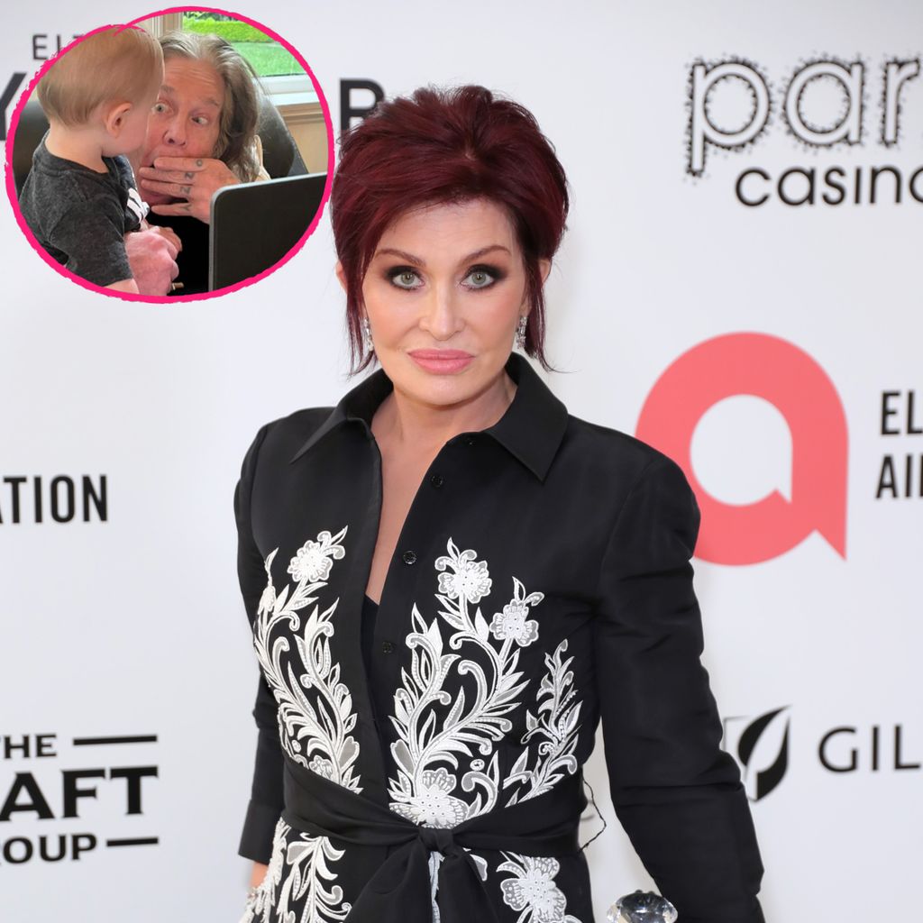 Sharon und Ozzy Osbourne mit ihrem Enkel Sidney