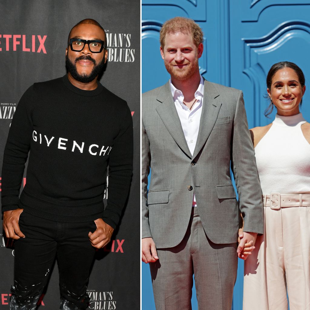 Tyler Perry, Prinz Harry und Herzogin Meghan
