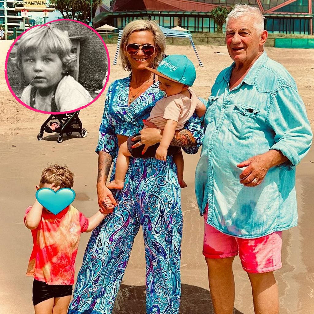 Annika Kärsten-Hoenig, Heinz Hoenig und ihre zwei Söhne