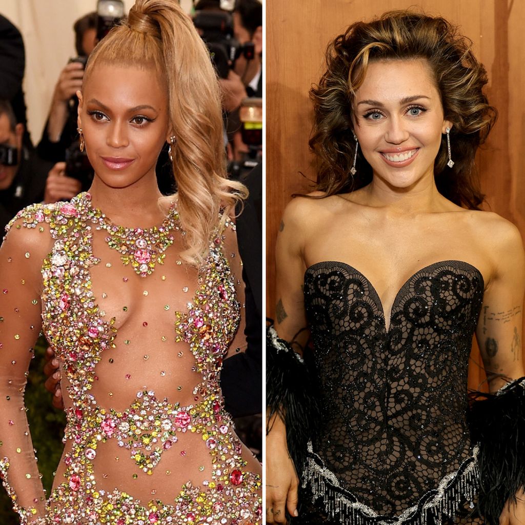 Beyoncé und Miley Cyrus