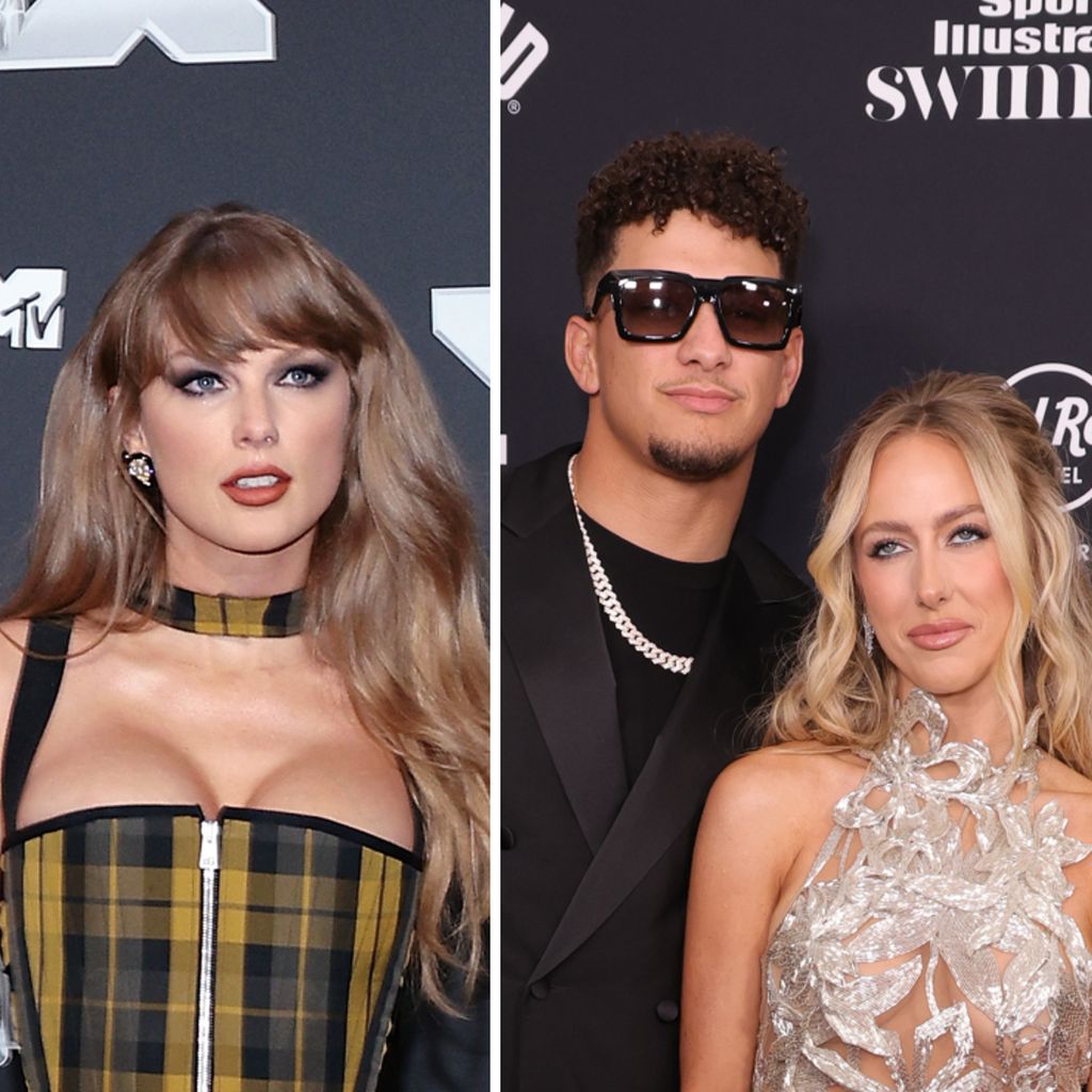 Taylor Swift, Patrick Mahomes und Brittany Mahomes