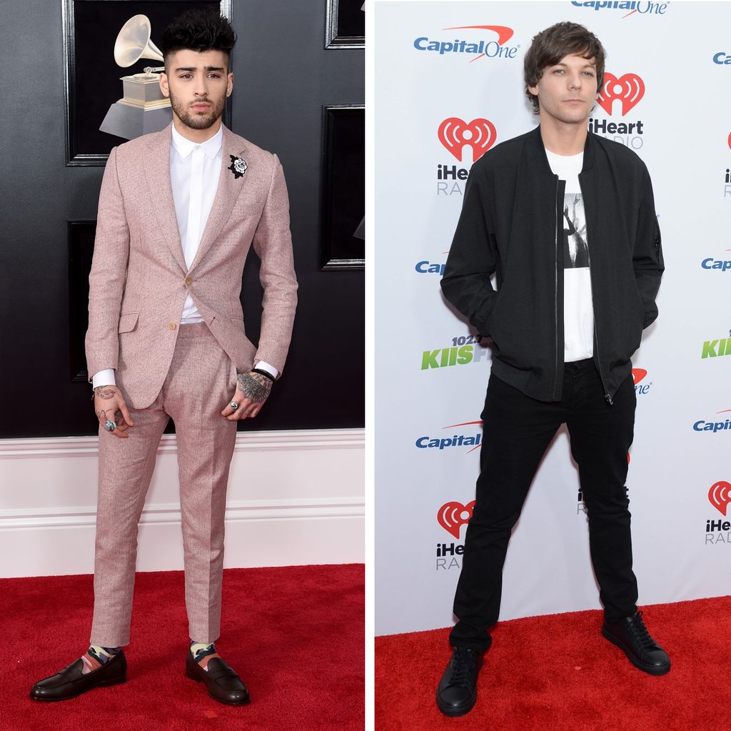 Collage von Zayn Malik und Louis Tomlinson