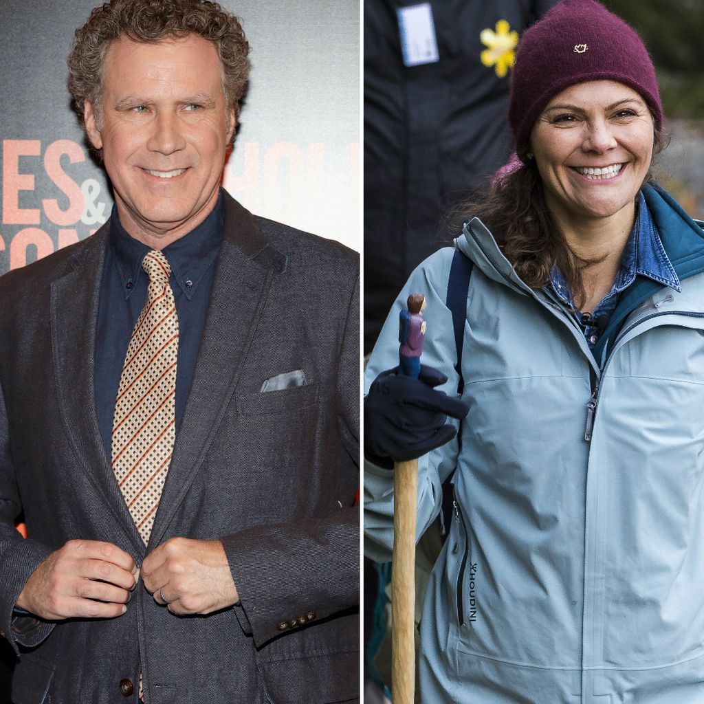 Will Ferrell und Prinzessin Victoria von Schweden