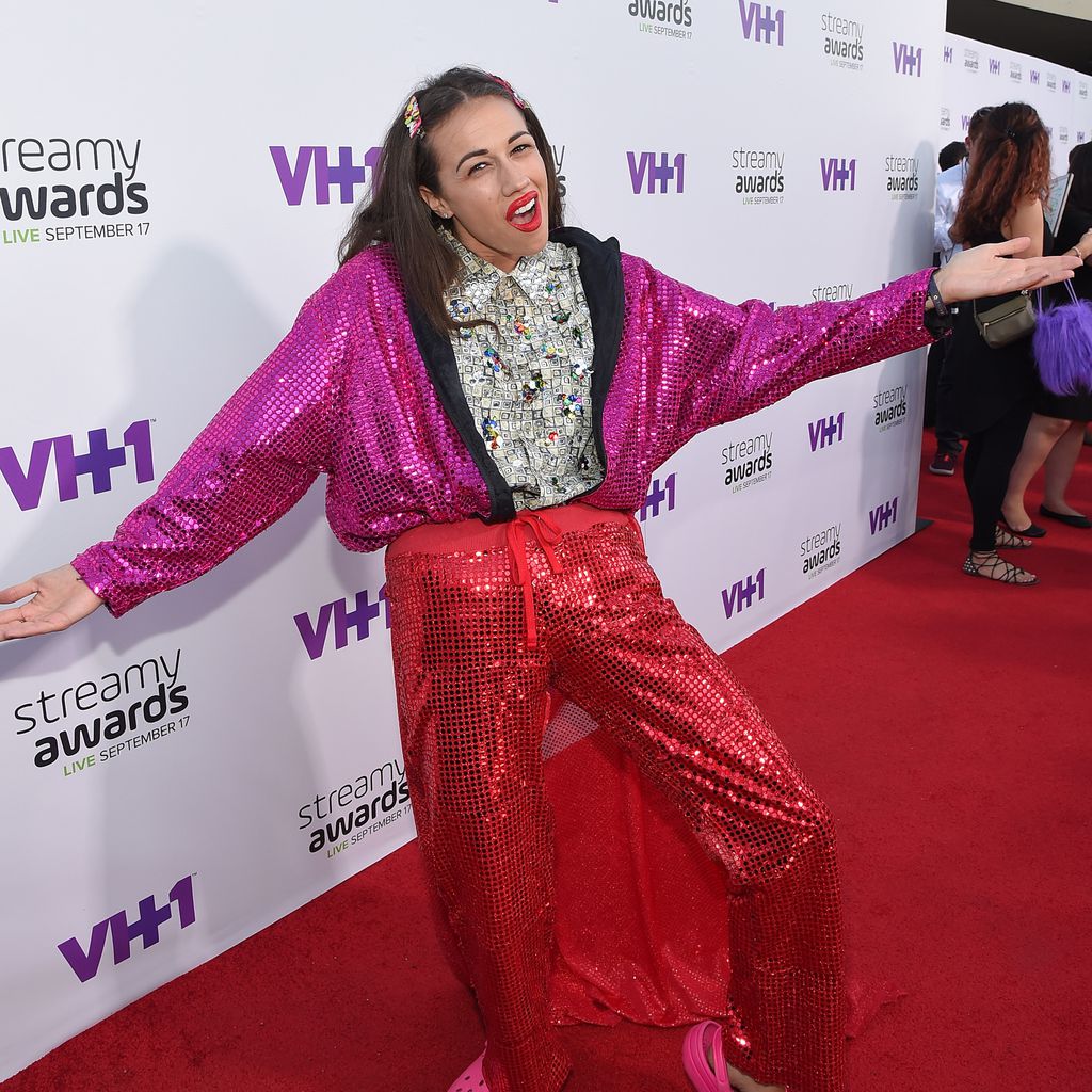 Colleen Ballinger in ihrer Rolle als "Miranda Sings" bei den Streamy Awards 2015