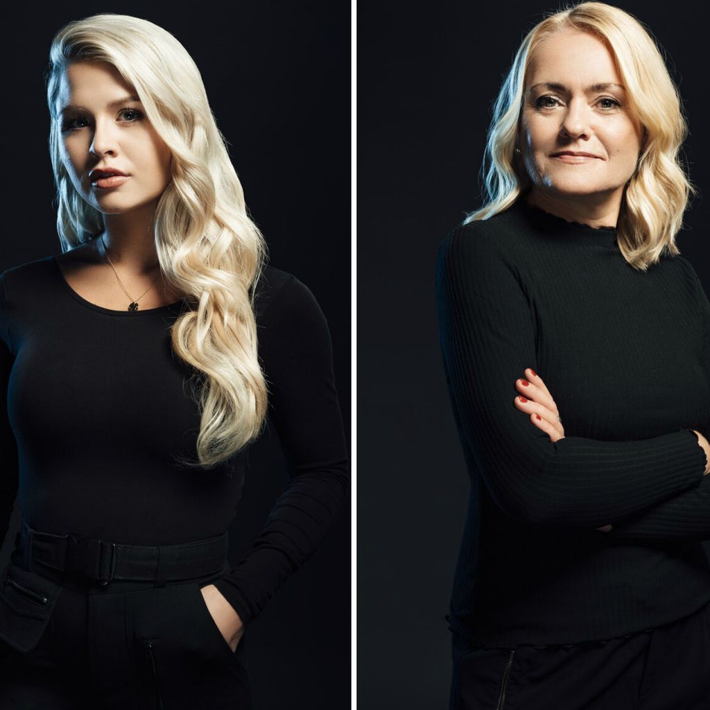 Collen Schneider und Jessica Born von "The Mole"