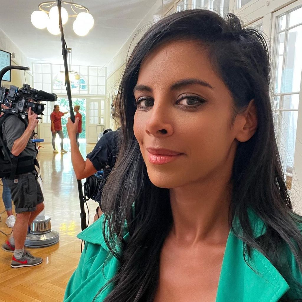 Collien Ulmen-Fernandes bei einem Dreh im Juli 2022