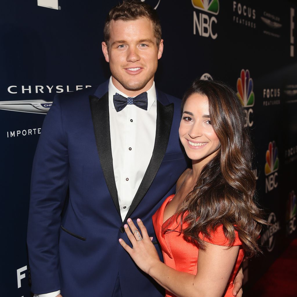 Colton Underwood und Aly Raisman bei der Golden Globes Afterparty in Beverly Hills im Januar 2017