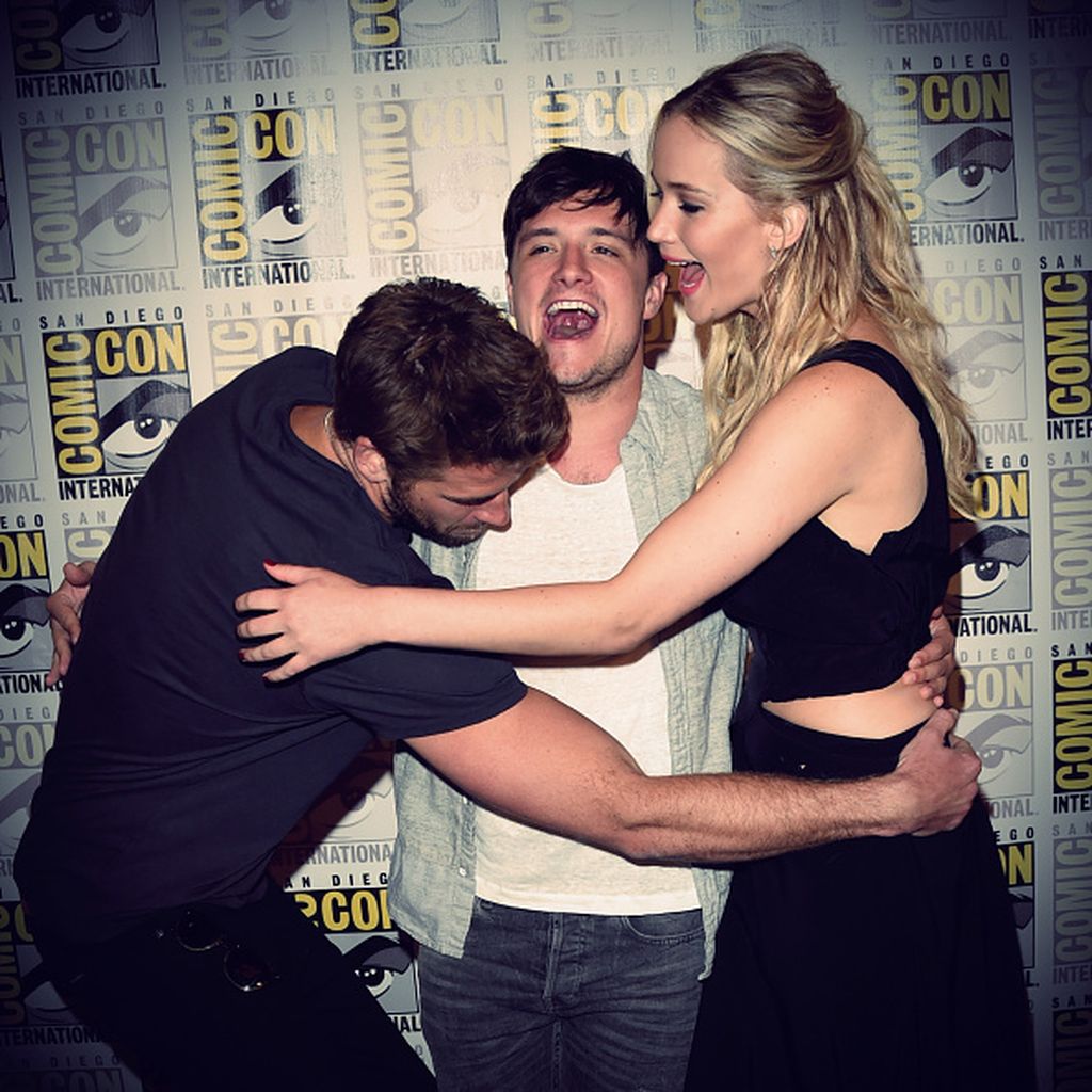 Liam Hemsworth, Jennifer Lawrence und Josh Hutcherson